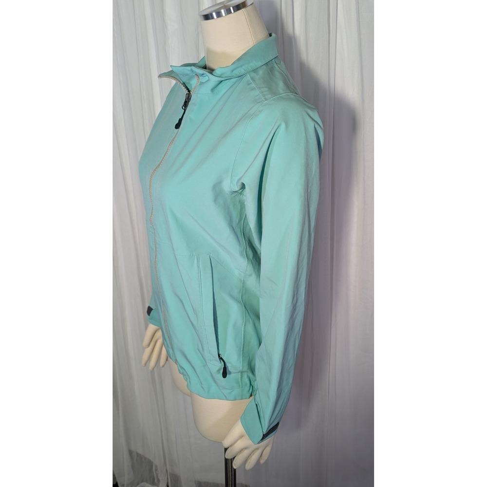 Ladies Green Wedge Golf Jacket Size Small - Picture 2 of 8